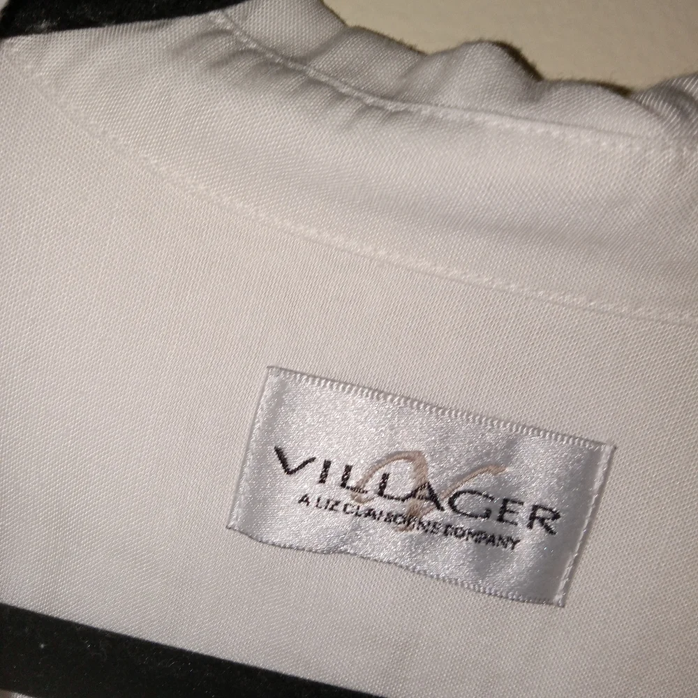 Vintage Villager White Ramie/Rayon Long Sleeve Shirt XL - Picture 7 of 7